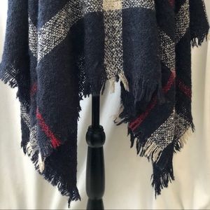 ellezarra burberry lattice cloak poncho sweater